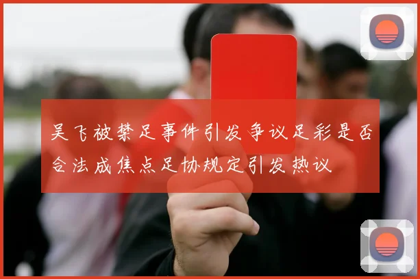 吴飞被禁足事件引发争议足彩是否合法成焦点足协规定引发热议